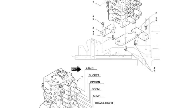 01-017(01)VALVE INSTALL-SK235SR-2 SK235SRLC-2 SK235SR Kobelco Excavator Parts Number Electronic Catalog EPC Manuals