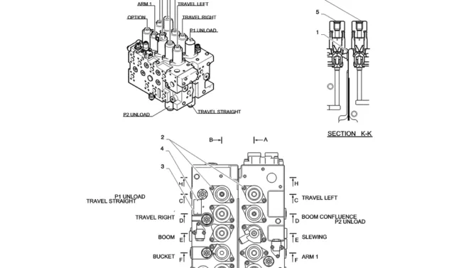 01-017(02)VALVE INSTALL-SK235SR-2 SK235SRLC-2 SK235SR Kobelco Excavator Parts Number Electronic Catalog EPC Manuals