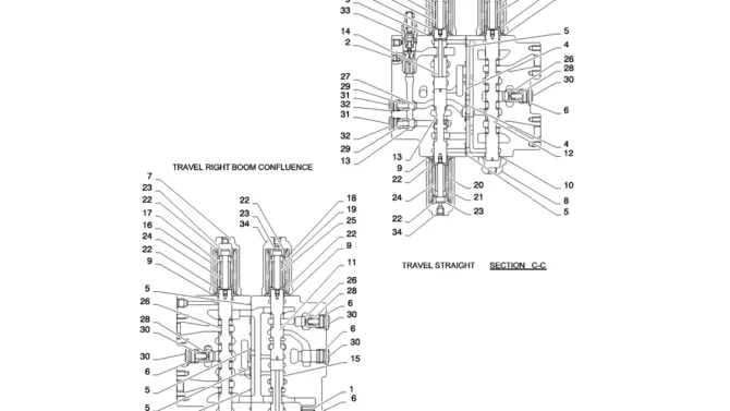 01-017(04)VALVE INSTALL-SK235SR-2 SK235SRLC-2 SK235SR Kobelco Excavator Parts Number Electronic Catalog EPC Manuals