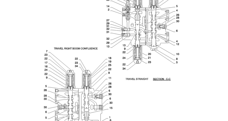 01-017(04)VALVE INSTALL-SK235SR-2 SK235SRLC-2 SK235SR Kobelco Excavator Parts Number Electronic Catalog EPC Manuals