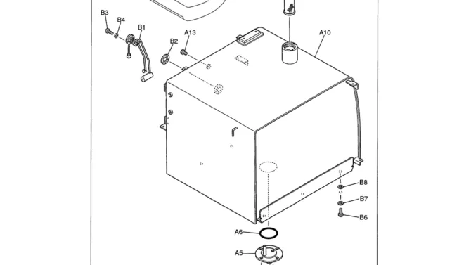 01-018 FUEL TANK ASSY-Kobelco SK480LC-6E SK480-6S SK480LC-6 SK450-6 Excavator Parts Number Electronic Catalog EPC Manuals