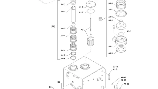 01-019(02) HYDRAULIC TANK ASSY-Kobelco SK480LC-6E SK480-6S SK480LC-6 SK450-6 Excavator Parts Number Electronic Catalog EPC Manuals