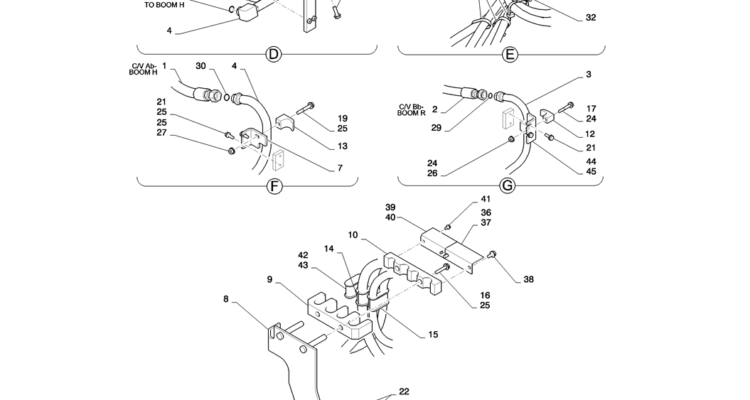 01-021(03)HYD LINES, UPPER-SK235SR-2 SK235SRLC-2 SK235SR Kobelco Excavator Parts Number Electronic Catalog EPC Manuals