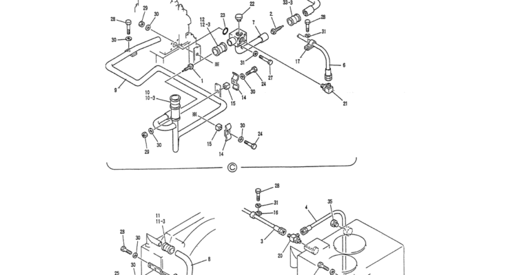 01-022(02) HYD LINES, UPP (RETURN)-Kobelco SK120LC-5 SK120-V SK120LC-3 Excavator Parts Number Electronic Catalog EPC Manuals