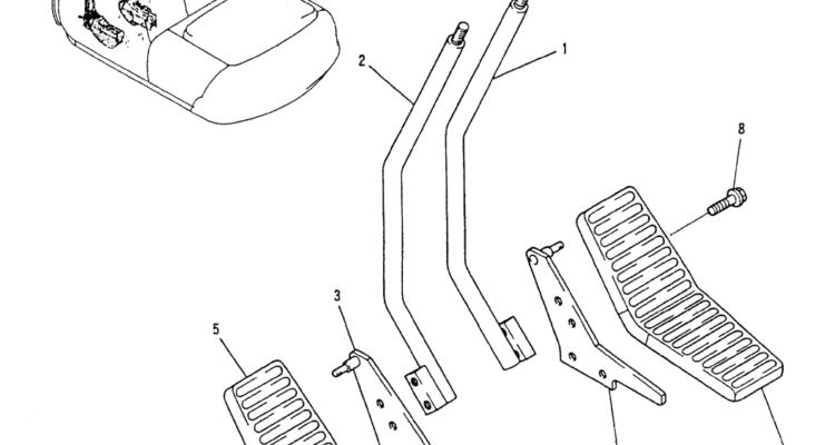 01-023 LEVER ASSY, PROPEL-Kobelco SK200-3 SK200LC-5 SK200 Excavator Parts Number Electronic Catalog EPC Manuals
