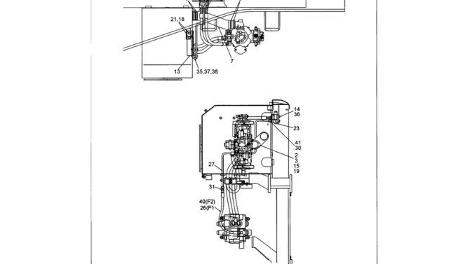 01-024 UPPER HYDRAULIC LINES (SUCTION, DELIVERY [PUMP-TO-HYDRAULIC VALVE])-SK330LC-6E SK330-6E SK350LC-6E Kobelco Excavator Parts Number Electronic Catalog EPC Manuals