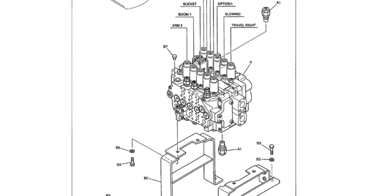 01-024 VALVE MOUNTING-Kobelco SK480LC-6E SK480-6S SK480LC-6 SK450-6 Excavator Parts Number Electronic Catalog EPC Manuals