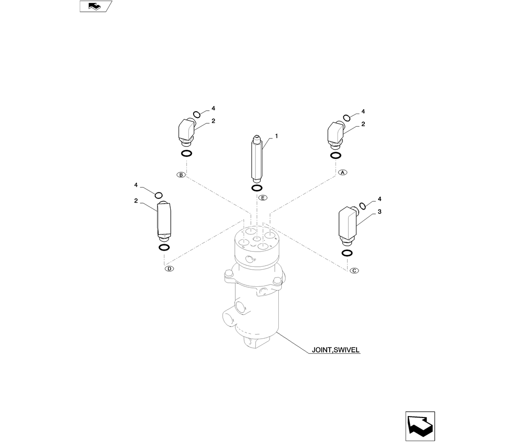01-024(00)HYD LINES, SWIVEL-SK235SR-2 SK235SRLC-2 SK235SR Kobelco Excavator Parts Number Electronic Catalog EPC Manuals