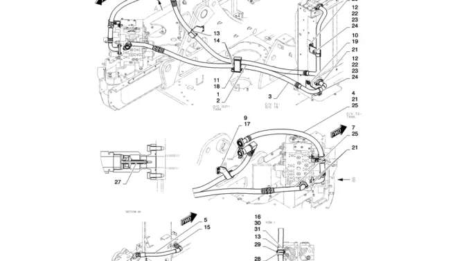 01-025(01)HYD LINES, RETURN-SK235SR-2 SK235SRLC-2 SK235SR Kobelco Excavator Parts Number Electronic Catalog EPC Manuals