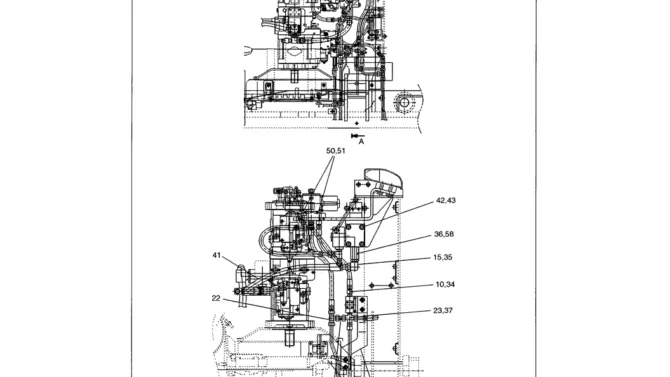 01-026(01) UPPER HYDRAULIC LINES - STANDARD MODELS WITH COUNTERWEIGHT REMOVER P/N LS30H00005F2-Kobelco SK480LC-6E SK480-6S SK480LC-6 SK450-6 Excavator Parts Number Electronic Catalog EPC Manuals