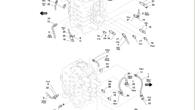 01-026(02)CONTROL LINES, MAIN-SK235SR-2 SK235SRLC-2 SK235SR Kobelco Excavator Parts Number Electronic Catalog EPC Manuals