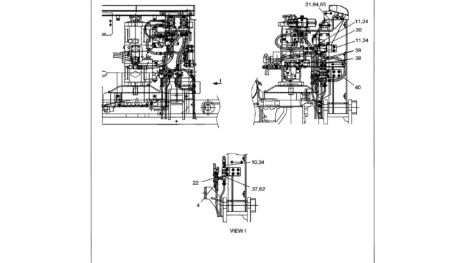 01-026(03) UPPER HYDRAULIC LINES - STANDARD MODELS WITH COUNTERWEIGHT REMOVER P/N LS30H00005F2-Kobelco SK480LC-6E SK480-6S SK480LC-6 SK450-6 Excavator Parts Number Electronic Catalog EPC Manuals