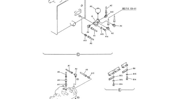 01-027(02) CONTROL LINES, REMOTE-Kobelco SK200-3 SK200LC-5 SK200 Excavator Parts Number Electronic Catalog EPC Manuals
