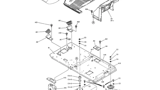 01-028 PLATE ASSY, FLOOR-Kobelco SK200-3 SK200LC-5 SK200 Excavator Parts Number Electronic Catalog EPC Manuals