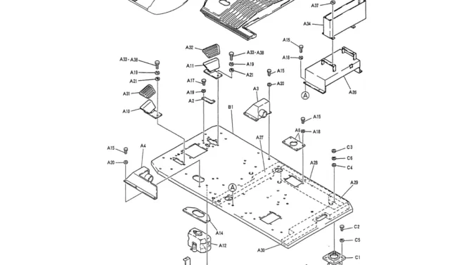 01-029 PLATE ASSY, FLOOR-Kobelco SK120LC-5 SK120-V SK120LC-3 Excavator Parts Number Electronic Catalog EPC Manuals