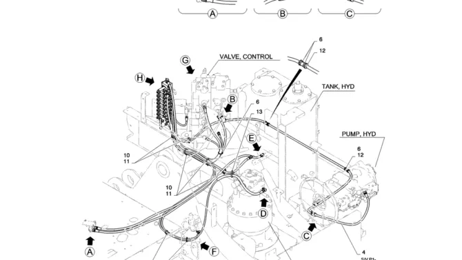 01-030(01)CONTROL LINES, VALVE (NIBBLER & BREAKER)-SK235SR-2 SK235SRLC-2 SK235SR Kobelco Excavator Parts Number Electronic Catalog EPC Manuals