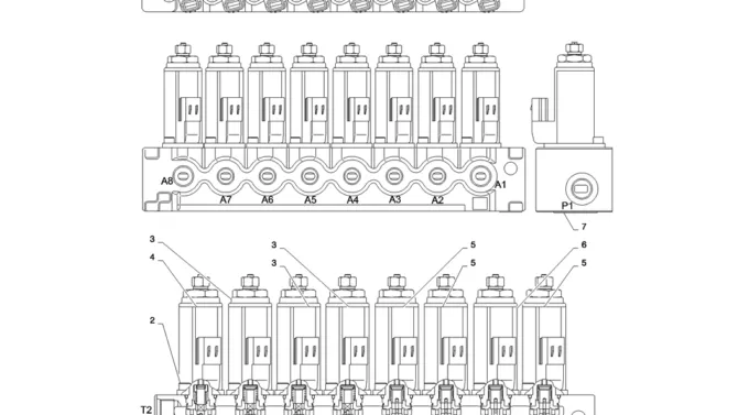 01-030(05)CONTROL LINES, VALVE (NIBBLER & BREAKER)-SK235SR-2 SK235SRLC-2 SK235SR Kobelco Excavator Parts Number Electronic Catalog EPC Manuals