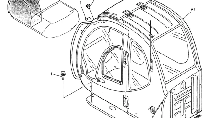 01-031 CAB INSTAL-Kobelco SK120LC-5 SK120-V SK120LC-3 Excavator Parts Number Electronic Catalog EPC Manuals