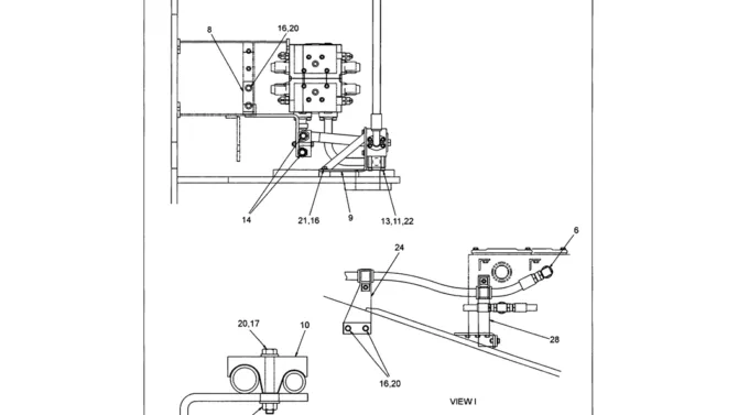 01-031 UPPER HYDRAULIC LINES (NIBBLER AND BREAKER)-SK330LC-6E SK330-6E SK350LC-6E Kobelco Excavator Parts Number Electronic Catalog EPC Manuals