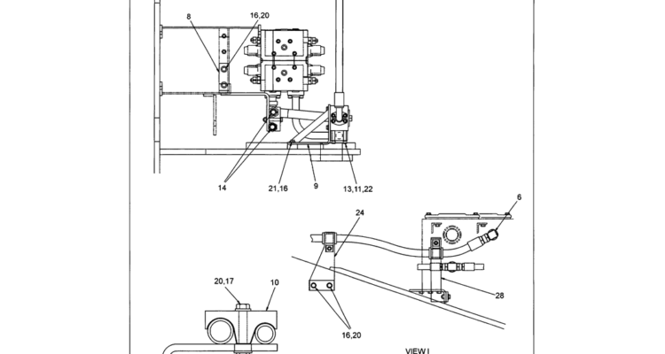 01-031 UPPER HYDRAULIC LINES (NIBBLER AND BREAKER)-SK330LC-6E SK330-6E SK350LC-6E Kobelco Excavator Parts Number Electronic Catalog EPC Manuals