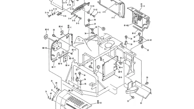 01-033(02)GUARD INSTAL-Kobelco SK200-3 SK200LC-5 SK200 Excavator Parts Number Electronic Catalog EPC Manuals