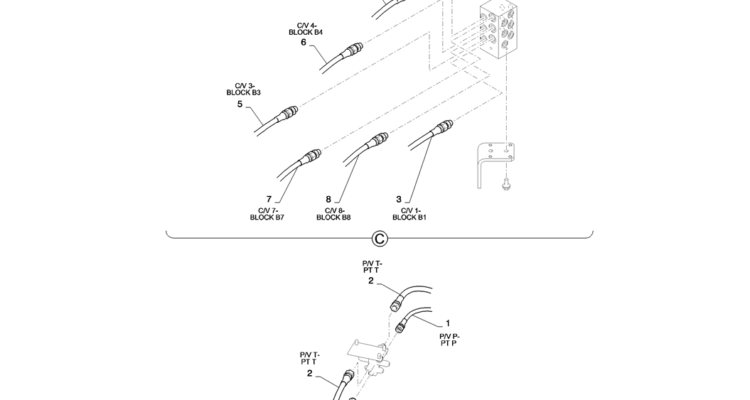 01-034(02)CONTROL LINES, REMOTE-SK235SR-2 SK235SRLC-2 SK235SR Kobelco Excavator Parts Number Electronic Catalog EPC Manuals