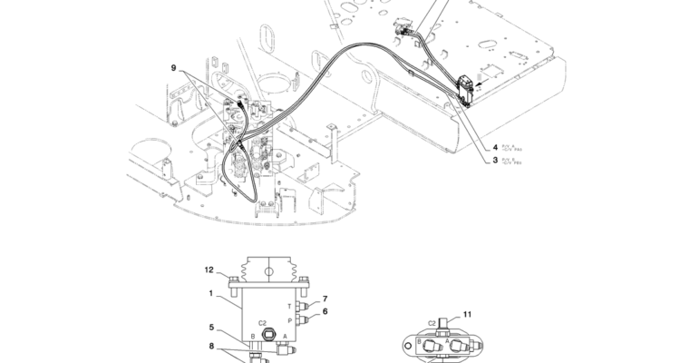 01-035(01)CONTROL LINES, REMOTE (NIBBLER & BREAKER)-SK235SR-2 SK235SRLC-2 SK235SR Kobelco Excavator Parts Number Electronic Catalog EPC Manuals