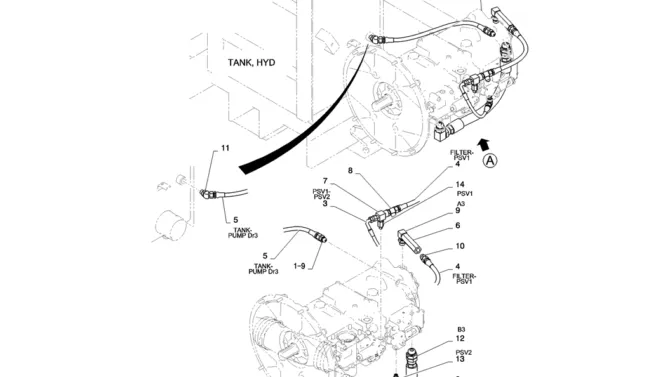 01-037(00)CONTROL LINES, PUMP-SK235SR-2 SK235SRLC-2 SK235SR Kobelco Excavator Parts Number Electronic Catalog EPC Manuals