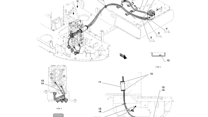 01-038(01)CONTROL LINES, PROPEL-SK235SR-2 SK235SRLC-2 SK235SR Kobelco Excavator Parts Number Electronic Catalog EPC Manuals