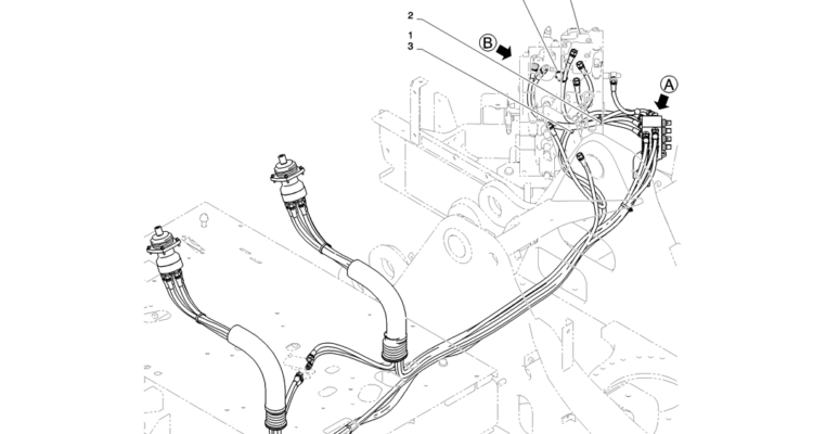 01-040(01)CONTROL LINES, BLOCK-SK235SR-2 SK235SRLC-2 SK235SR Kobelco Excavator Parts Number Electronic Catalog EPC Manuals