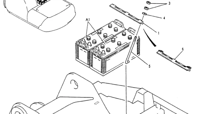 01-040BATTERY INSTAL-Kobelco SK200-3 SK200LC-5 SK200 Excavator Parts Number Electronic Catalog EPC Manuals