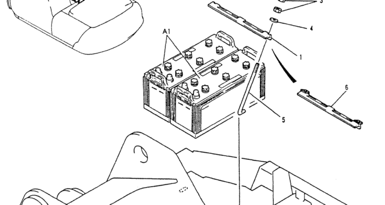 01-040BATTERY INSTAL-Kobelco SK200-3 SK200LC-5 SK200 Excavator Parts Number Electronic Catalog EPC Manuals