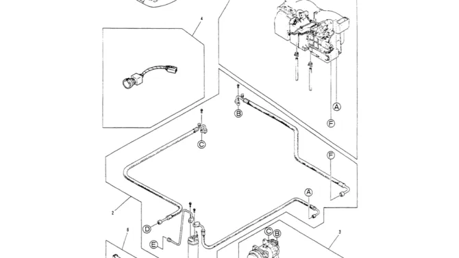 01-046CONDITIONER ASSY, AIR, P/N YN20M00019F1-Kobelco SK200-3 SK200LC-5 SK200 Excavator Parts Number Electronic Catalog EPC Manuals