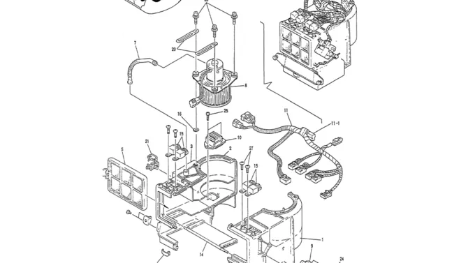 01-048(02) CONDITIONER, AIR-Kobelco SK120LC-5 SK120-V SK120LC-3 Excavator Parts Number Electronic Catalog EPC Manuals