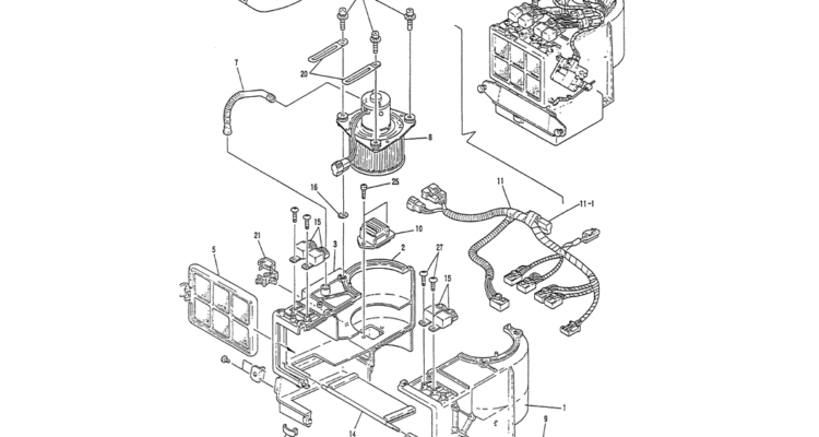 01-048(02) CONDITIONER, AIR-Kobelco SK120LC-5 SK120-V SK120LC-3 Excavator Parts Number Electronic Catalog EPC Manuals