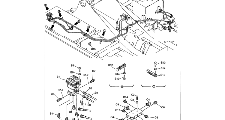 01-049 REMOTE CONTROL LINES (PUMP, PROPEL, BLOCK)-SK330LC-6E SK330-6E SK350LC-6E Kobelco Excavator Parts Number Electronic Catalog EPC Manuals