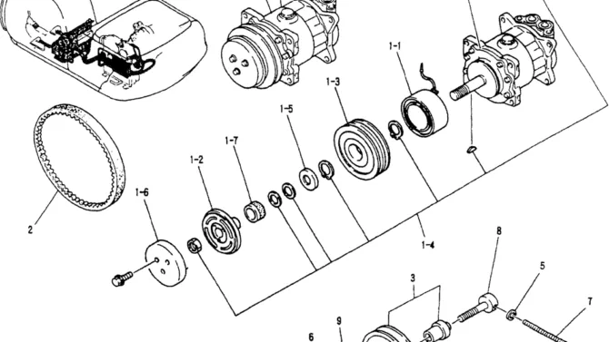 01-050COMPRESSOR ASSY-Kobelco SK200-3 SK200LC-5 SK200 Excavator Parts Number Electronic Catalog EPC Manuals