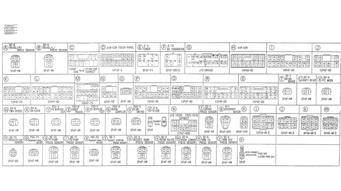 01-051(03) HARNESS ASSY-Kobelco SK120LC-5 SK120-V SK120LC-3 Excavator Parts Number Electronic Catalog EPC Manuals
