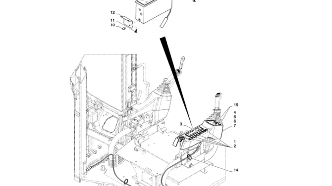 01-051(04)CONTROLS, OPERATORS (NIBBLER & BREAKER)-SK235SR-2 SK235SRLC-2 SK235SR Kobelco Excavator Parts Number Electronic Catalog EPC Manuals