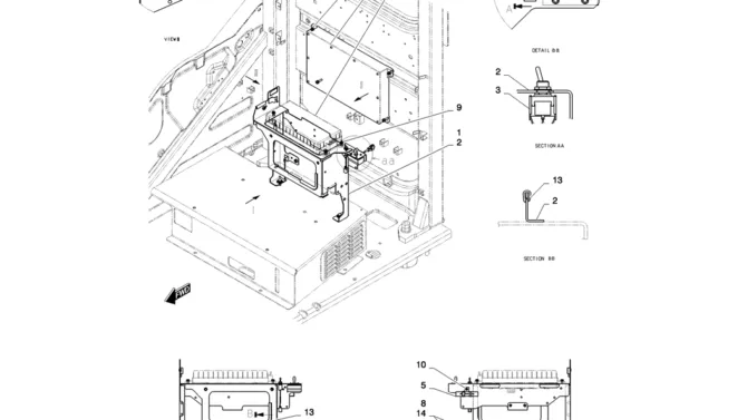 01-054(01)CONTROLLER INSTALL-SK235SR-2 SK235SRLC-2 SK235SR Kobelco Excavator Parts Number Electronic Catalog EPC Manuals