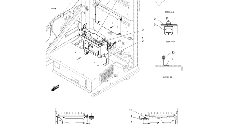 01-054(01)CONTROLLER INSTALL-SK235SR-2 SK235SRLC-2 SK235SR Kobelco Excavator Parts Number Electronic Catalog EPC Manuals