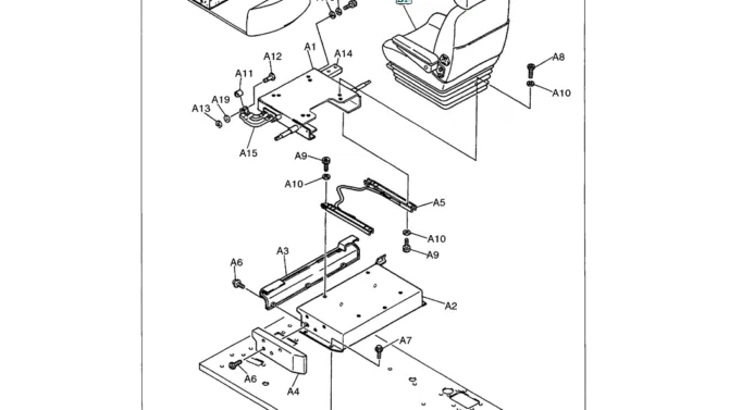 01-062 SEAT MOUNTING-SK330LC-6E SK330-6E SK350LC-6E Kobelco Excavator Parts Number Electronic Catalog EPC Manuals