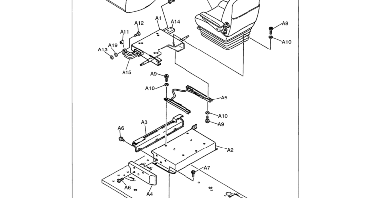 01-062 SEAT MOUNTING-SK330LC-6E SK330-6E SK350LC-6E Kobelco Excavator Parts Number Electronic Catalog EPC Manuals
