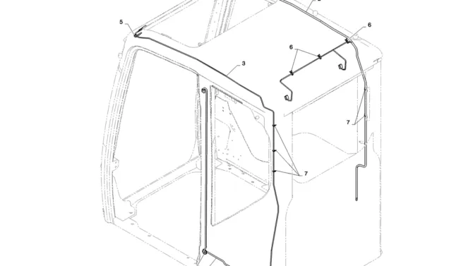 01-062(05)CAB INSTALL-SK235SR-2 SK235SRLC-2 SK235SR Kobelco Excavator Parts Number Electronic Catalog EPC Manuals