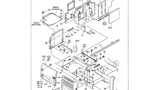 01-065(01) GUARD INSTALLATION-SK330LC-6E SK330-6E SK350LC-6E Kobelco Excavator Parts Number Electronic Catalog EPC Manuals