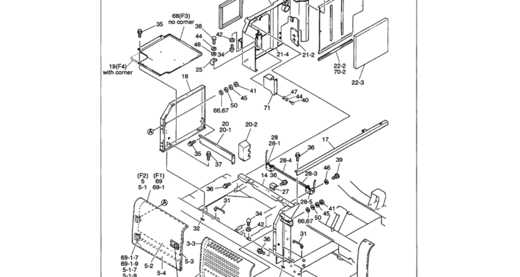 01-065(01) GUARD INSTALLATION-SK330LC-6E SK330-6E SK350LC-6E Kobelco Excavator Parts Number Electronic Catalog EPC Manuals