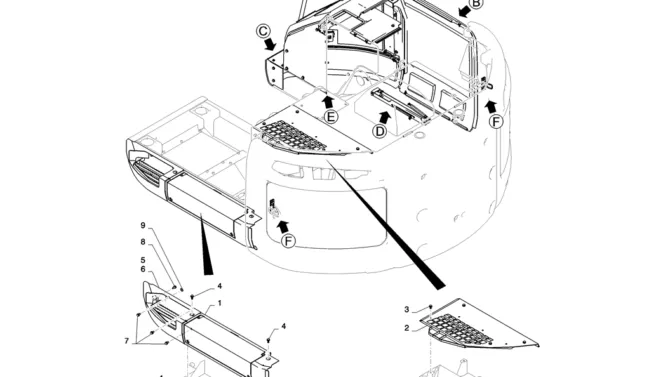 01-069(01)GUARD INSTALL-SK235SR-2 SK235SRLC-2 SK235SR Kobelco Excavator Parts Number Electronic Catalog EPC Manuals