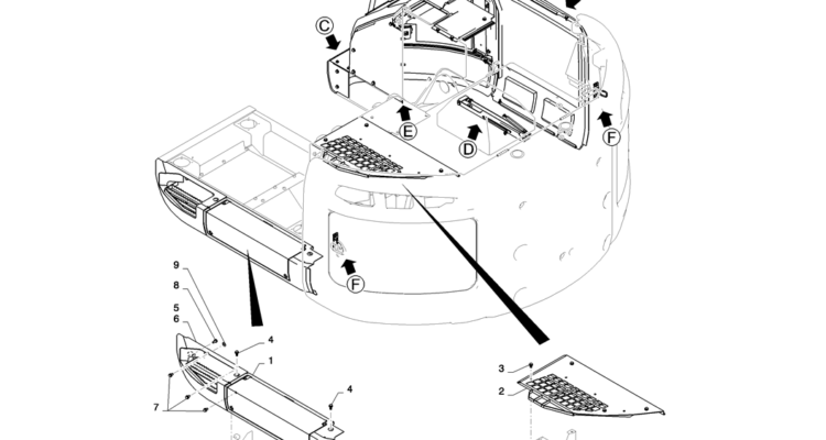 01-069(01)GUARD INSTALL-SK235SR-2 SK235SRLC-2 SK235SR Kobelco Excavator Parts Number Electronic Catalog EPC Manuals