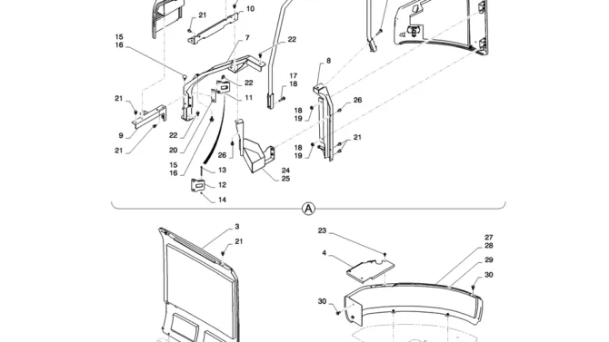 01-069(02)GUARD INSTALL-SK235SR-2 SK235SRLC-2 SK235SR Kobelco Excavator Parts Number Electronic Catalog EPC Manuals