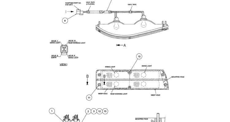 01 071 FLASHING LAMP ASSEMBLY